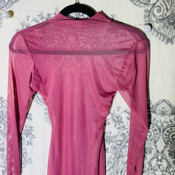 ๐ SUPER SCANDALOUS SHEER MESH MINI DRESS โ SIZE 0 - Picture 3 of 7